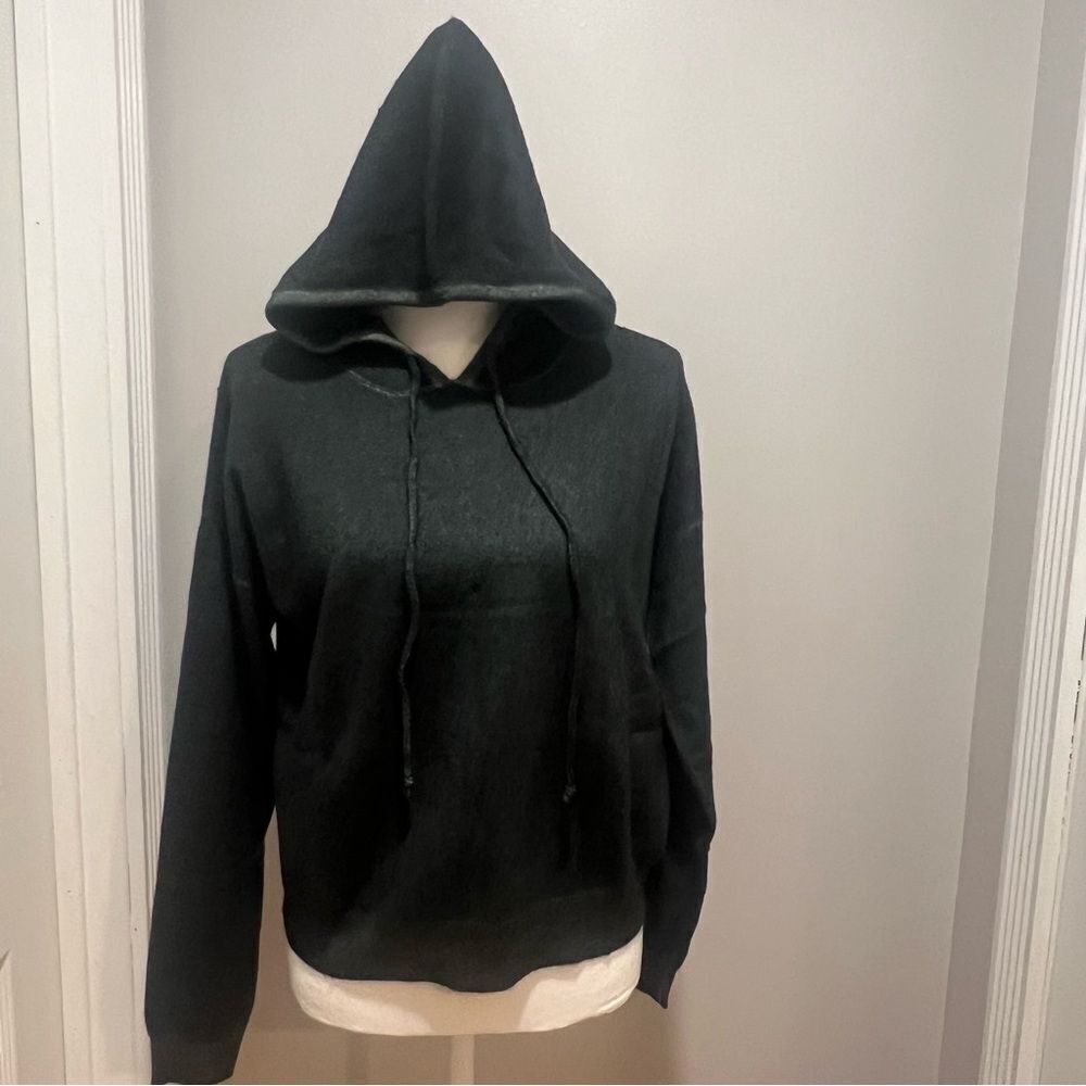 NWT Revolve One Grey Day cashmere pullover hoodie size small oversized - Picture 4 of 8